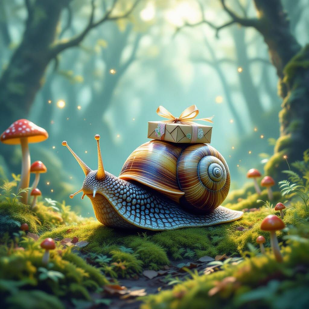 Postman Snail Delivers Packages in Spectral Forest