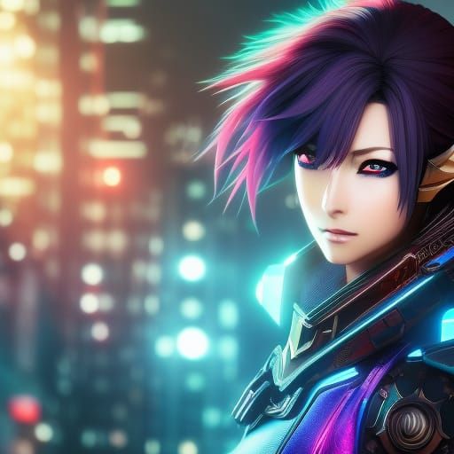 Colorful Shadorunner Elf