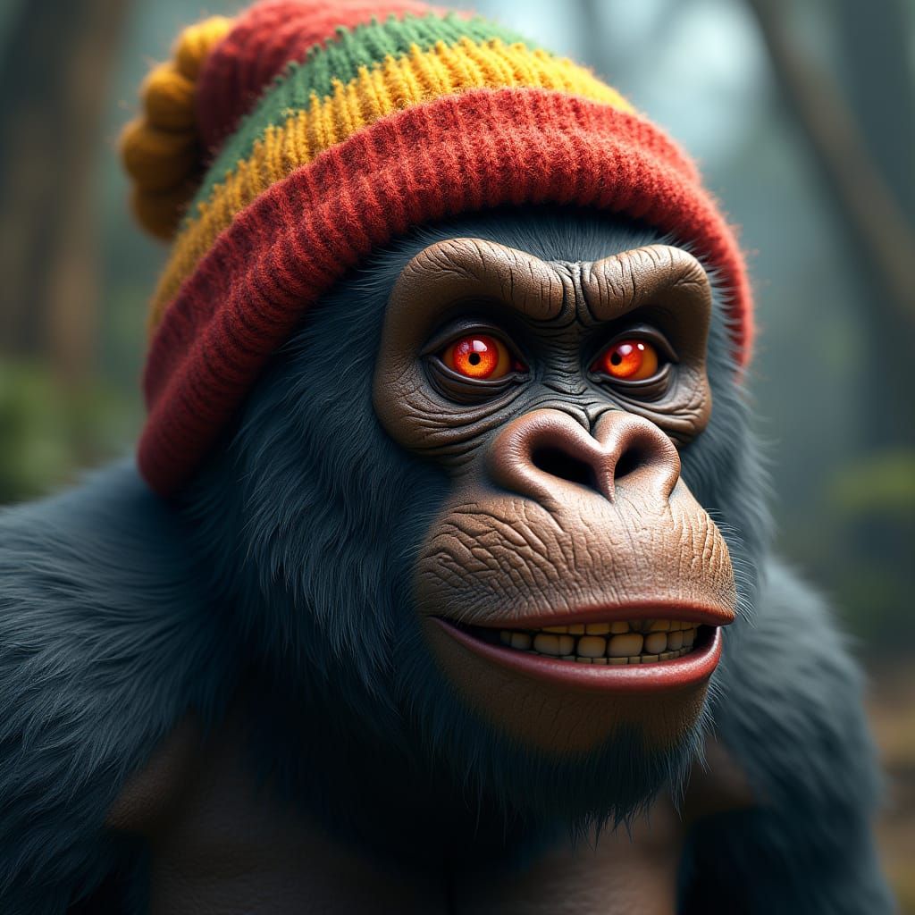 Reggae Gorilla: Fantasy Concept Art in Unreal Engine