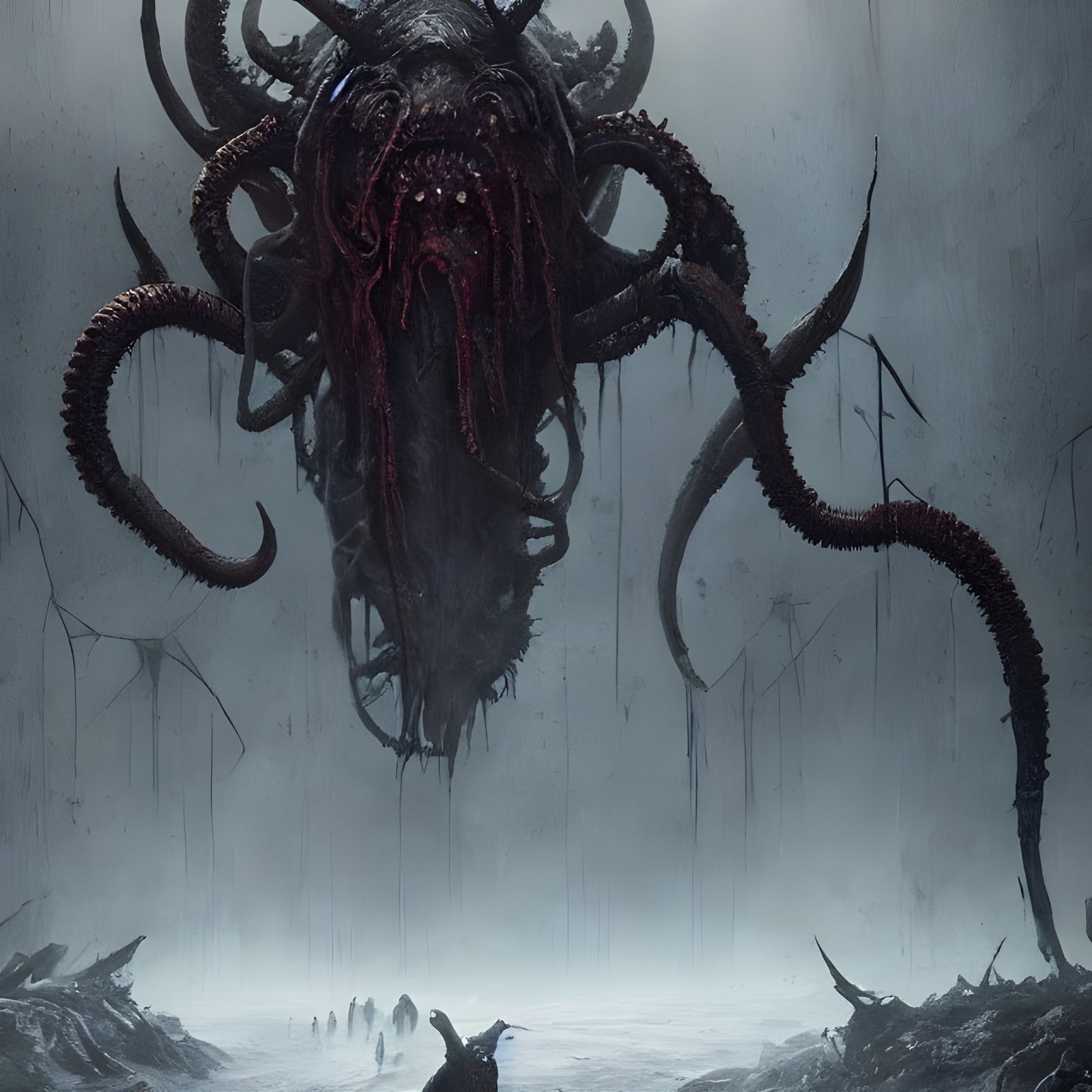 Dark Post-Apocalyptic World Ruled by Elder God