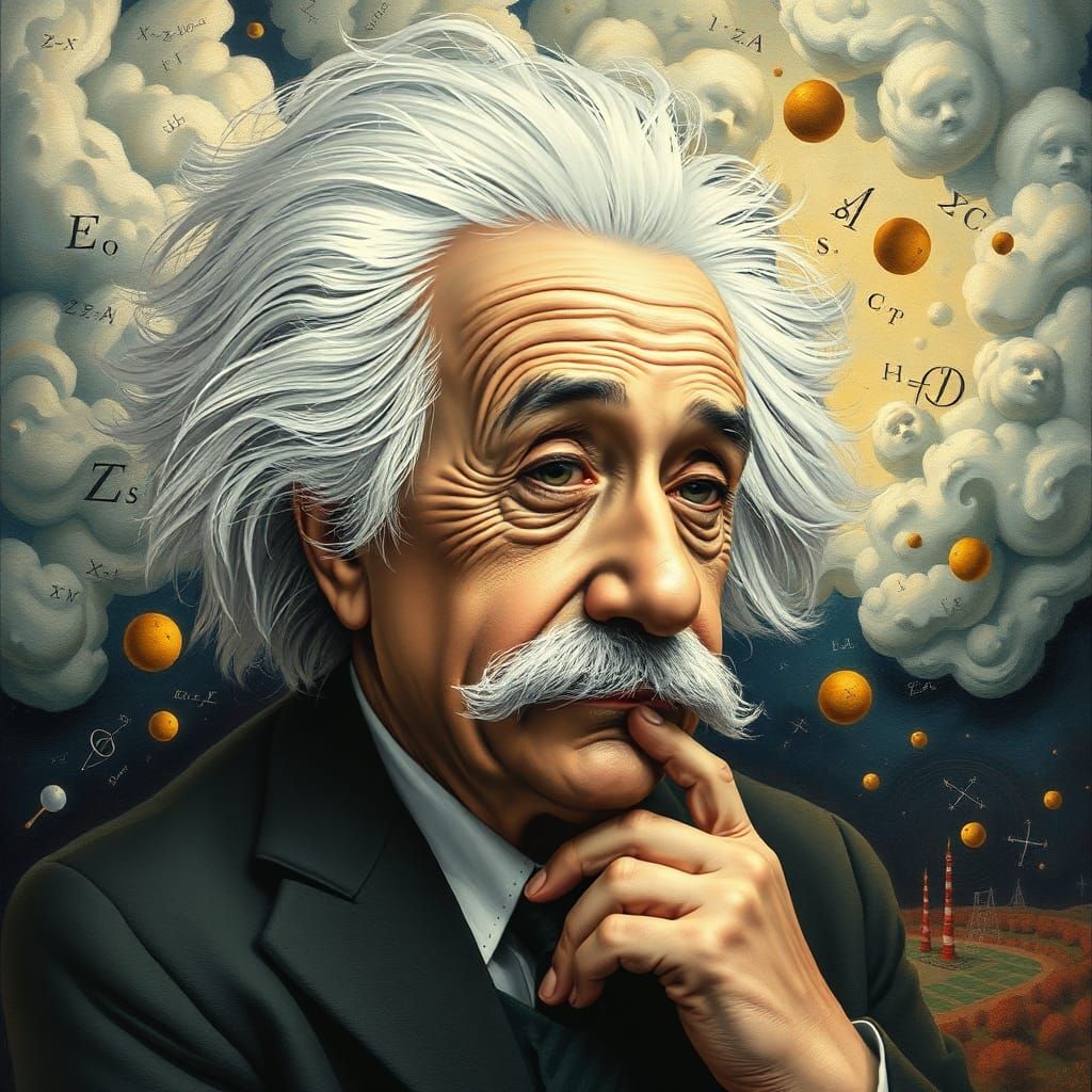 Einstein's Surreal Dreamscape of Equations