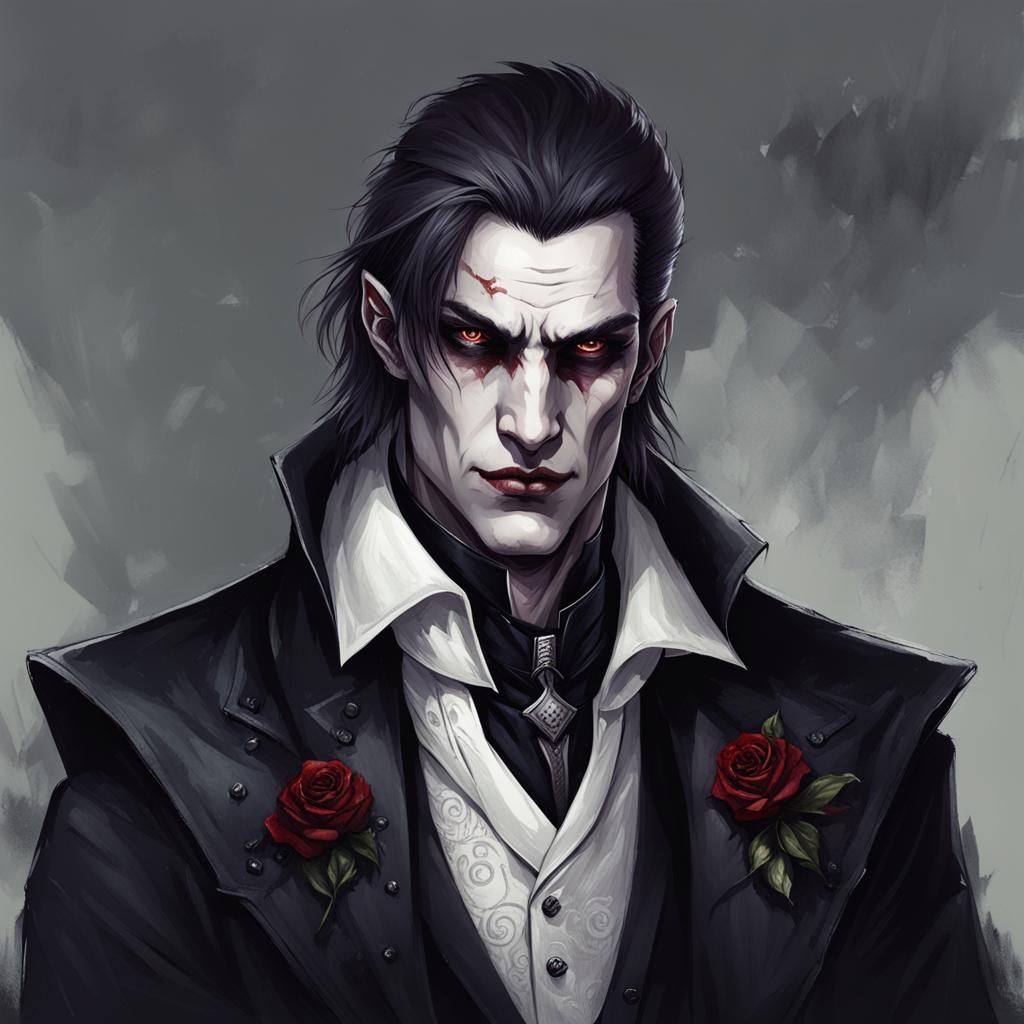 Malkavian Vampire Portrait from Vampire: The Masquerade
