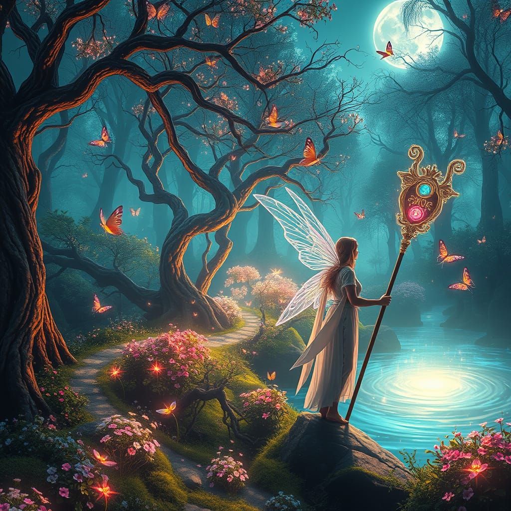 Whispers of the Feywild: Ethereal Forest Dreams