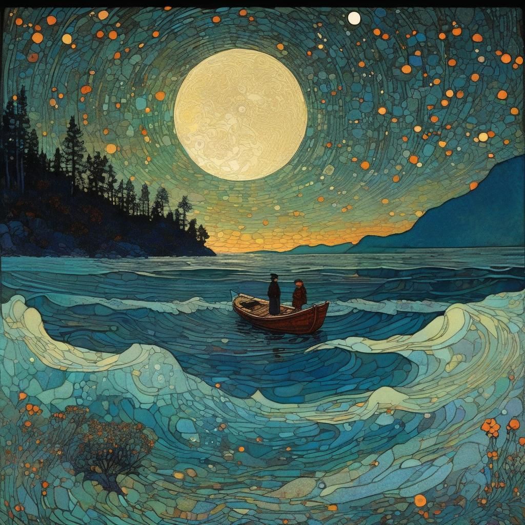 Enchanting Fairy Tale Scene in Watercolor Style