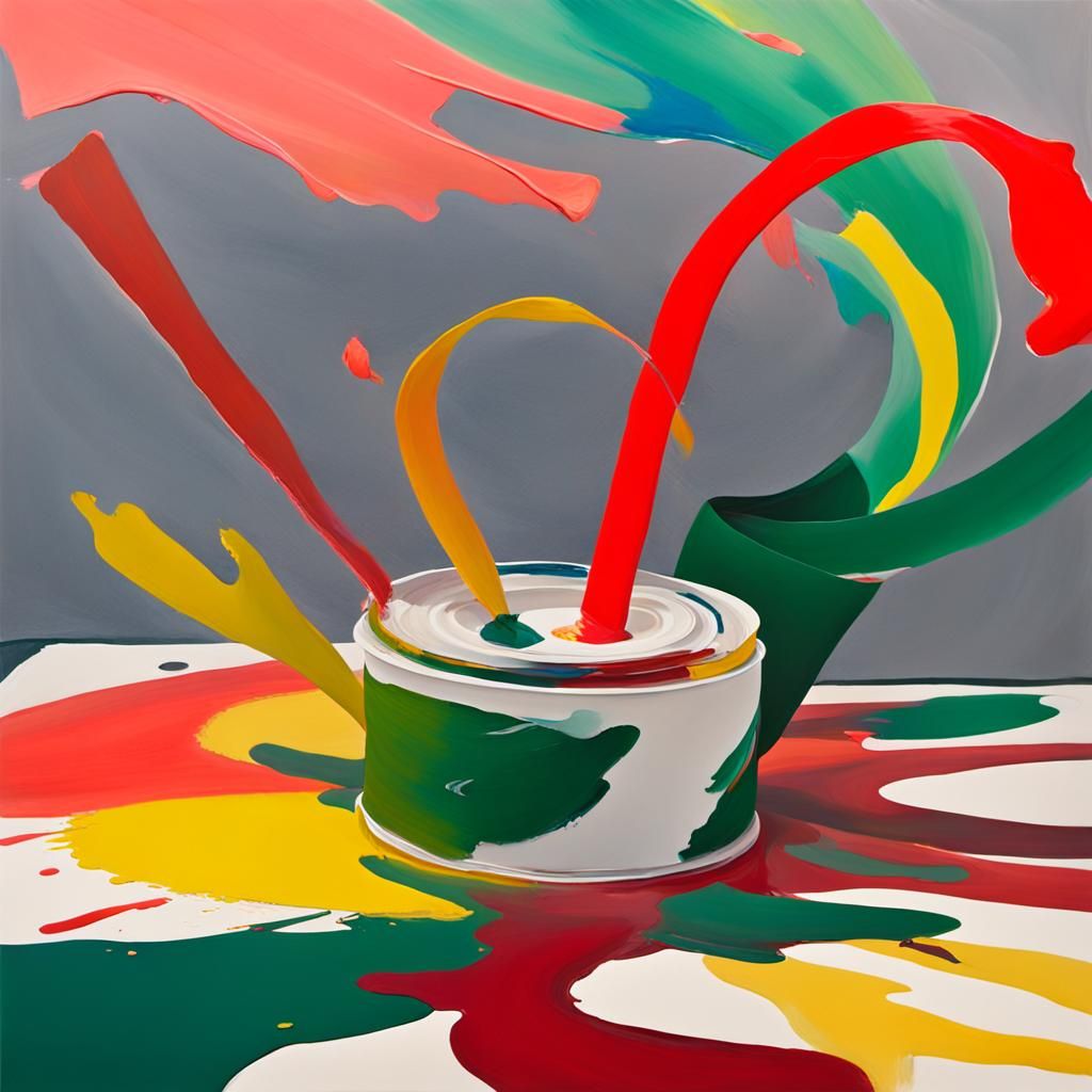 Emotional Abstract Expressionism in Oil and Gouache