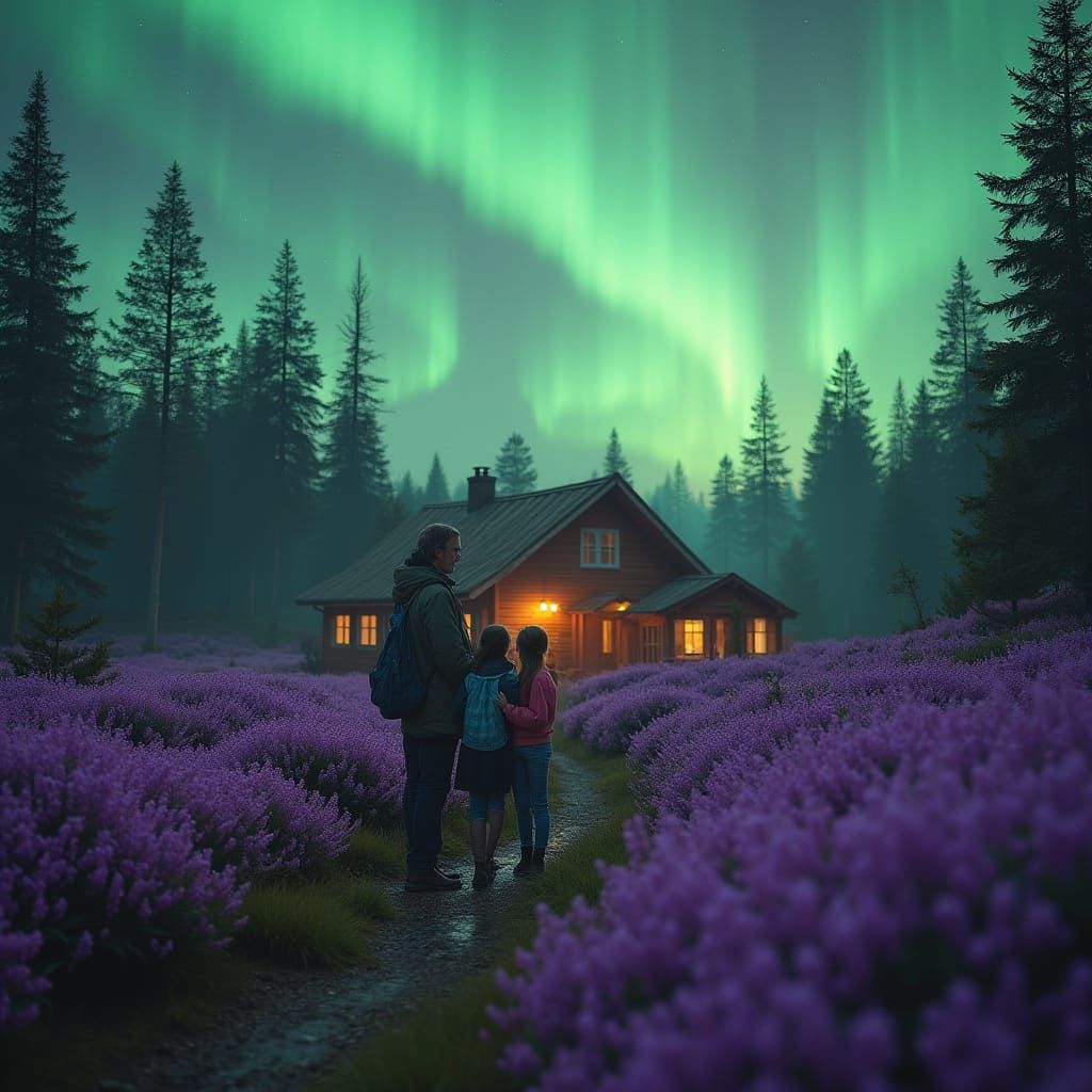 A Family's Haven in a Lush Alien World, Captured in Cinemati...