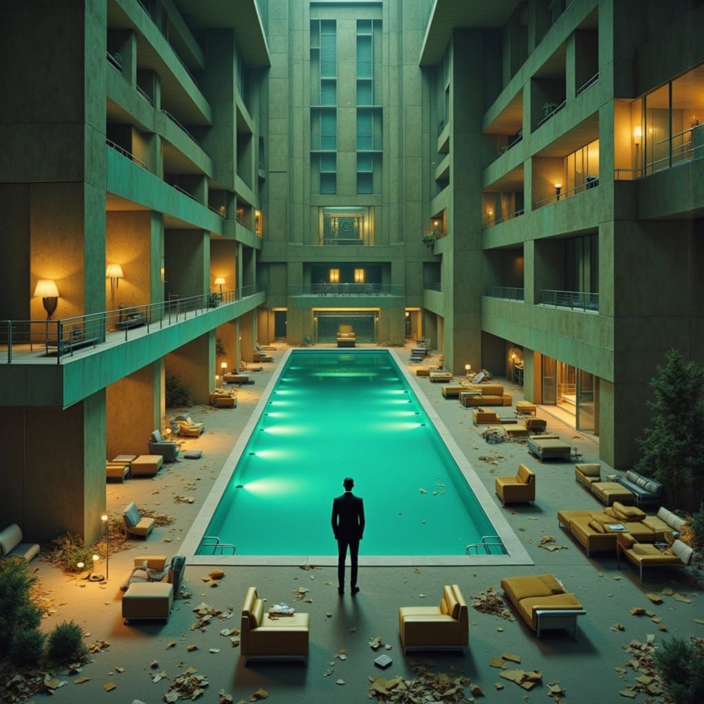 He felt as if they were living in a future that had already taken place.