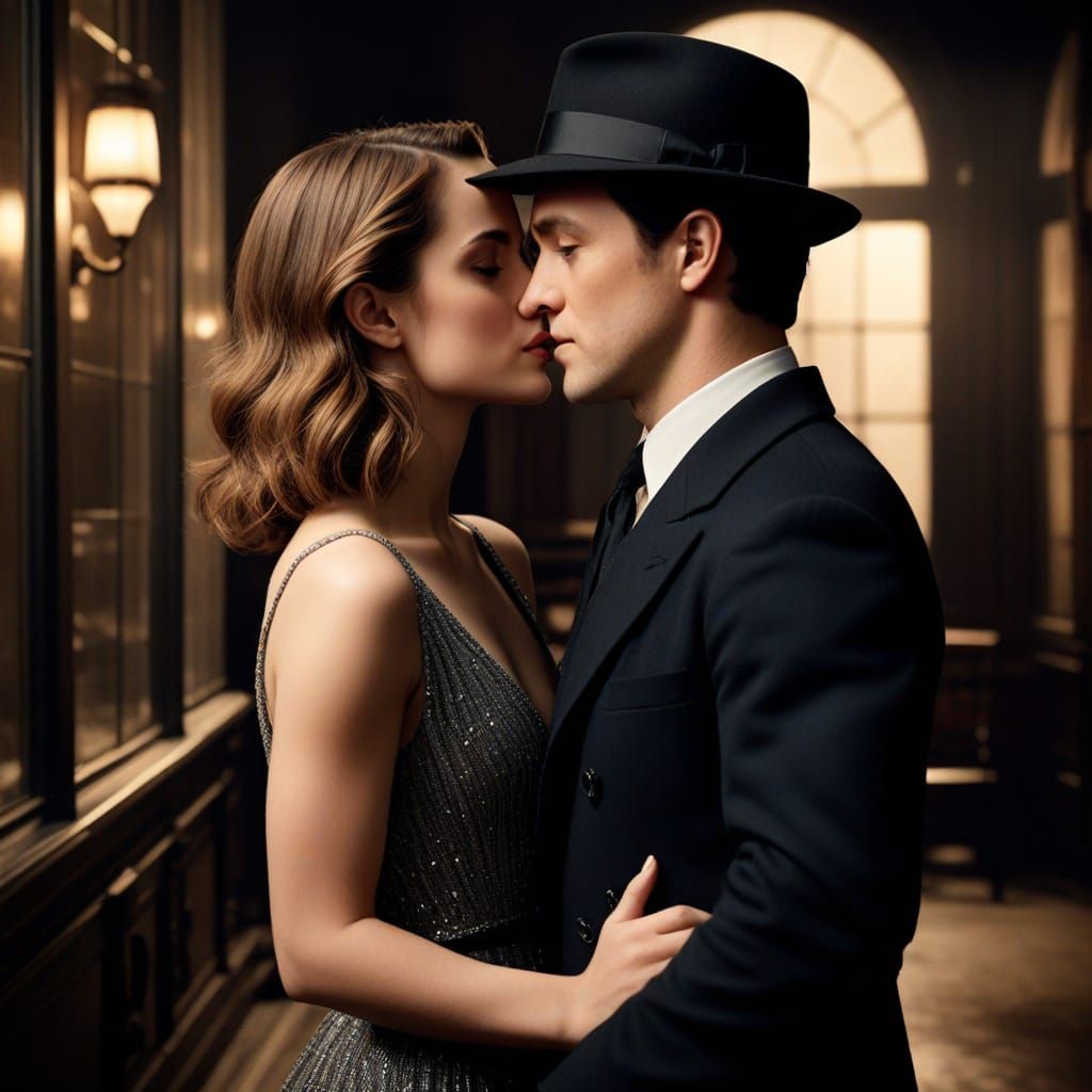 Film Noir: Detective and Femme Fatale Embrace