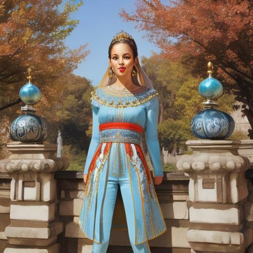 Hyperrealistic Lips Portrait in Maximalist Style