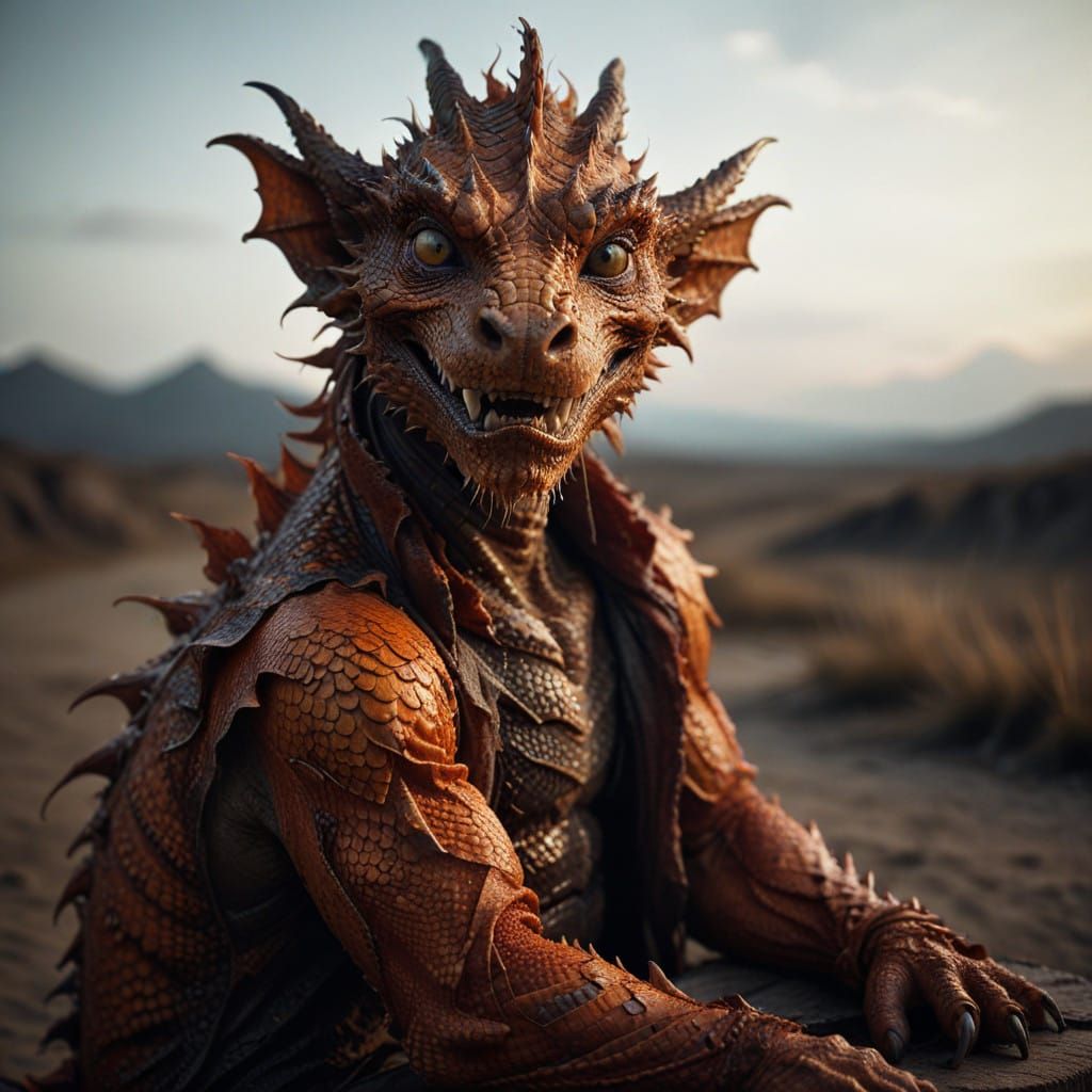 Vibrant Orange Dragon on Decadent Cheesecake