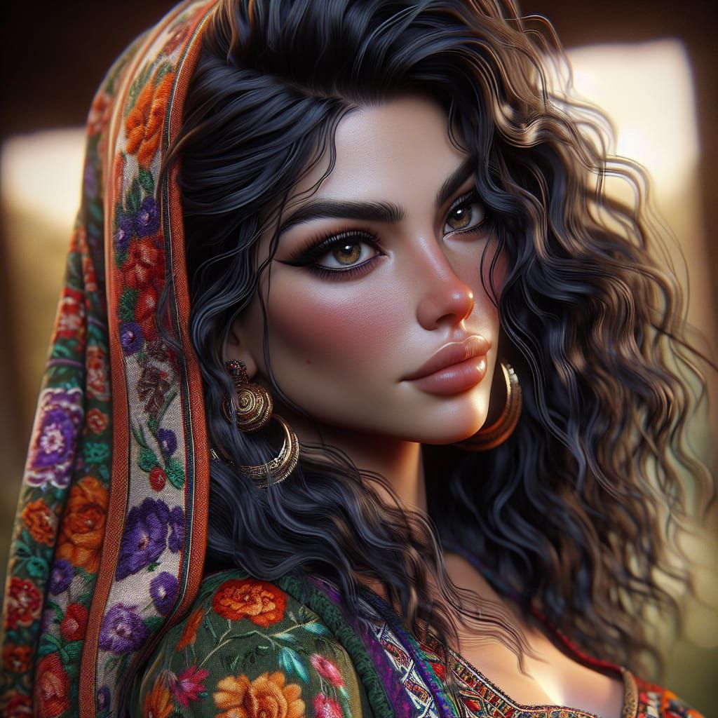 Untitled Romani gypsy woman