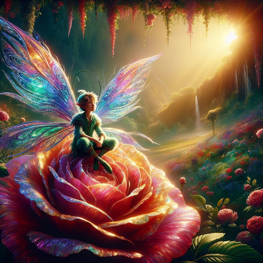 Smelling the roses🌹🧚🏻‍♂️