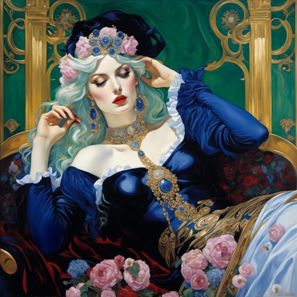 Klee, Klimt, Renoir, and Botticelli Styles Fusion