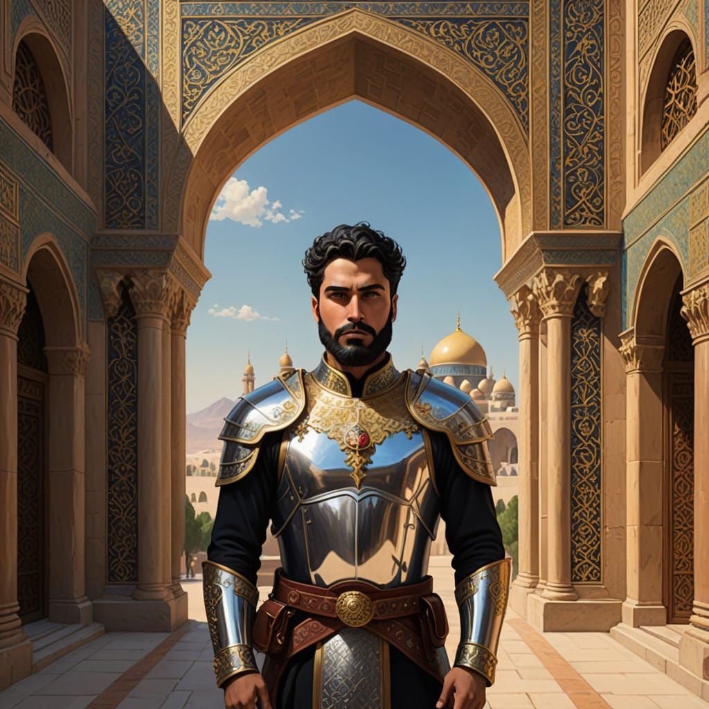Majestic Gatekeeper of the Sultan's Palace