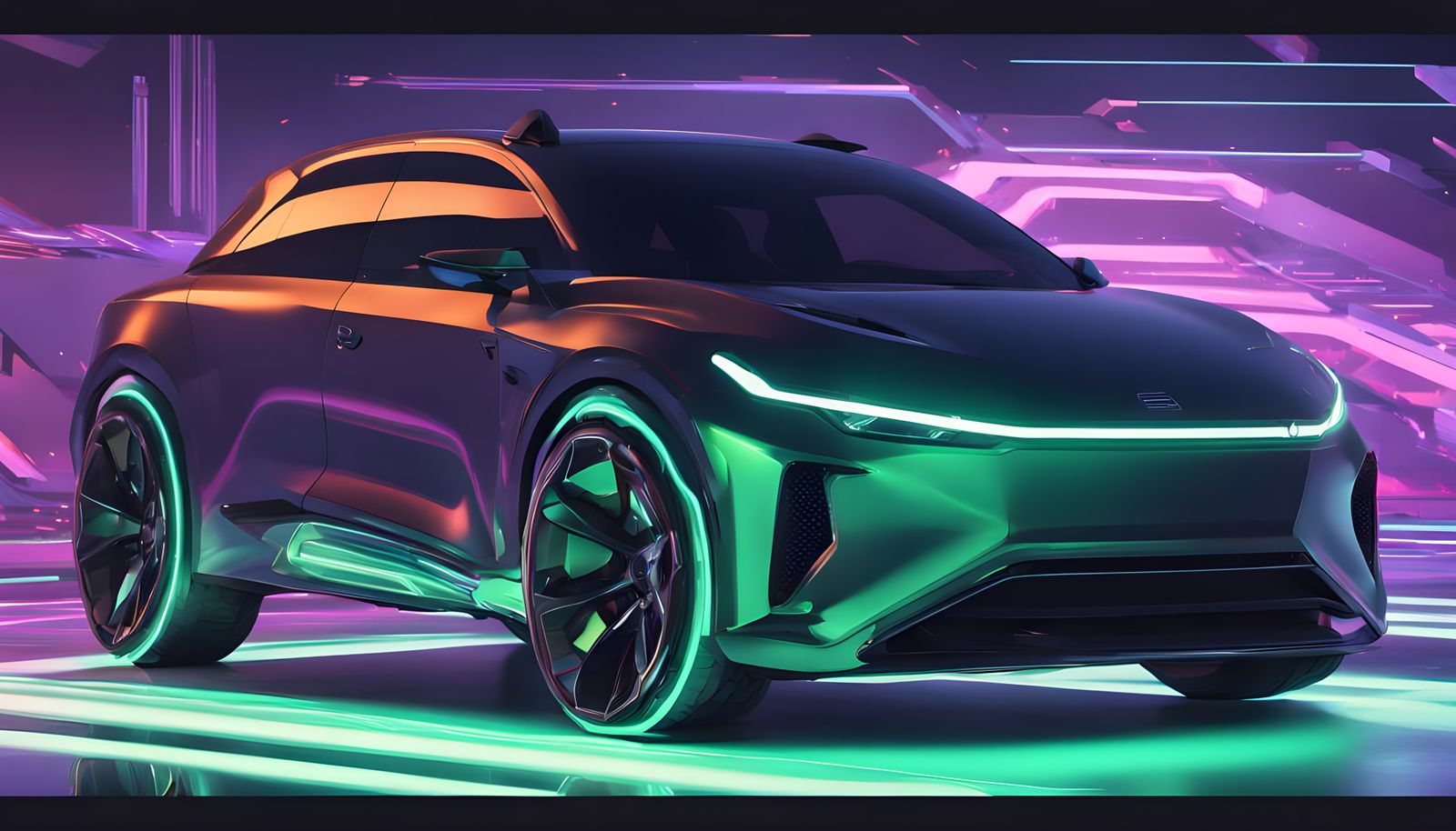 Neon Car