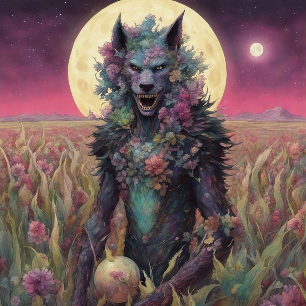 The flower werwolf