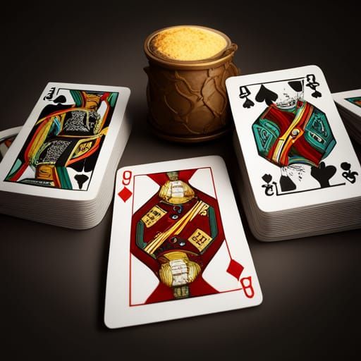 Hornet, Squirrel, and Wizard Card Game in Detailed Matte Pai...