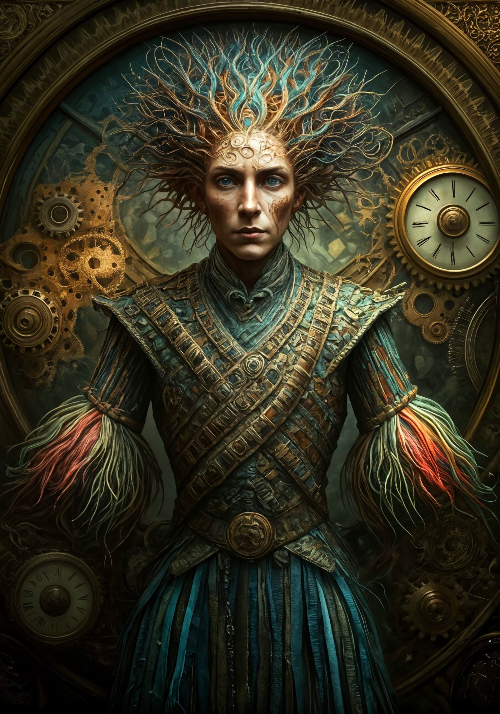 Fantasy Fabric Artificer in a Whimsical Setting