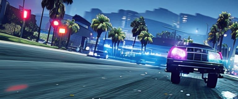 Grand Theft Auto 5 in 8K 3D Photography