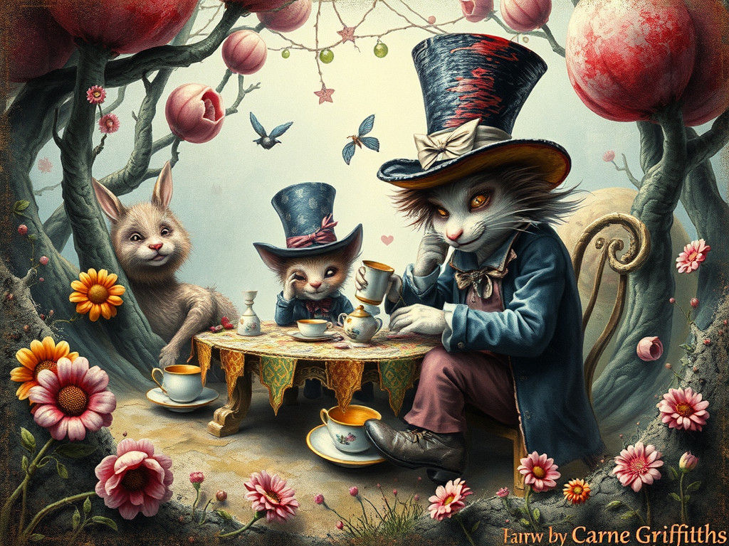 Alice in Wonderland Tea Party, Pixar Style