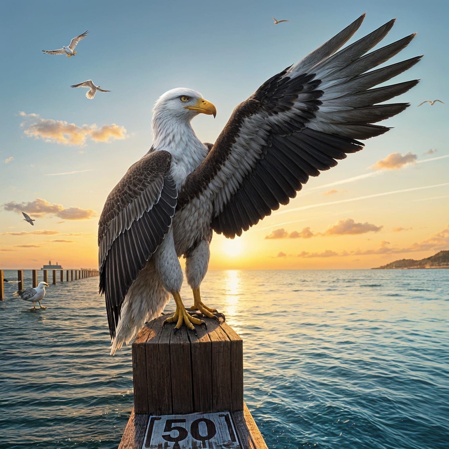 Majestic Seagle Emerges from Unlikely Union