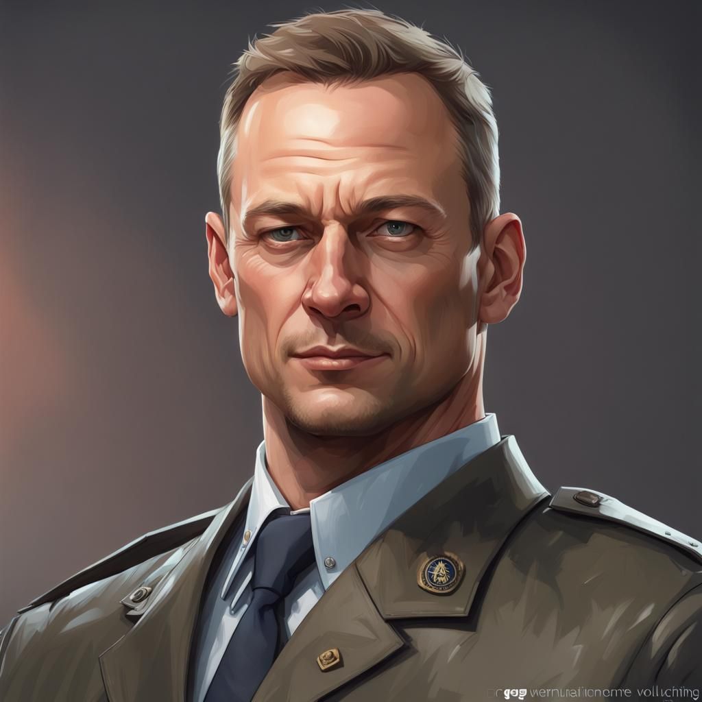 Hyperrealistic Portrait of an FBI Agent in Los Angeles