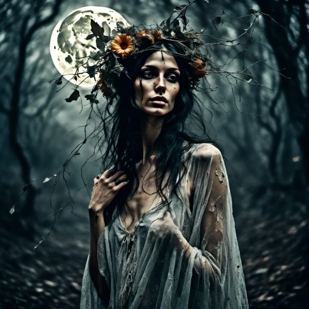 By the Moon with a twist