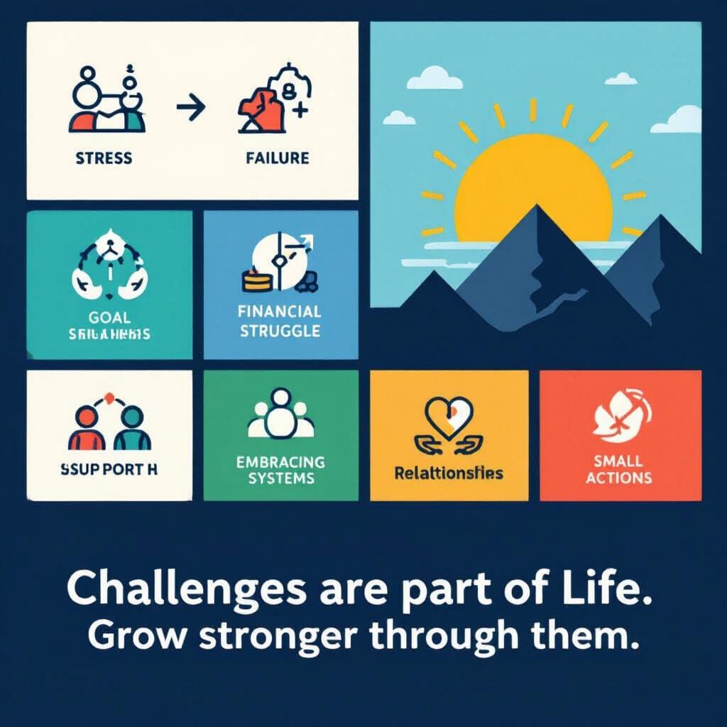 Motivational Infographic: Overcoming Life's Challenges With ...