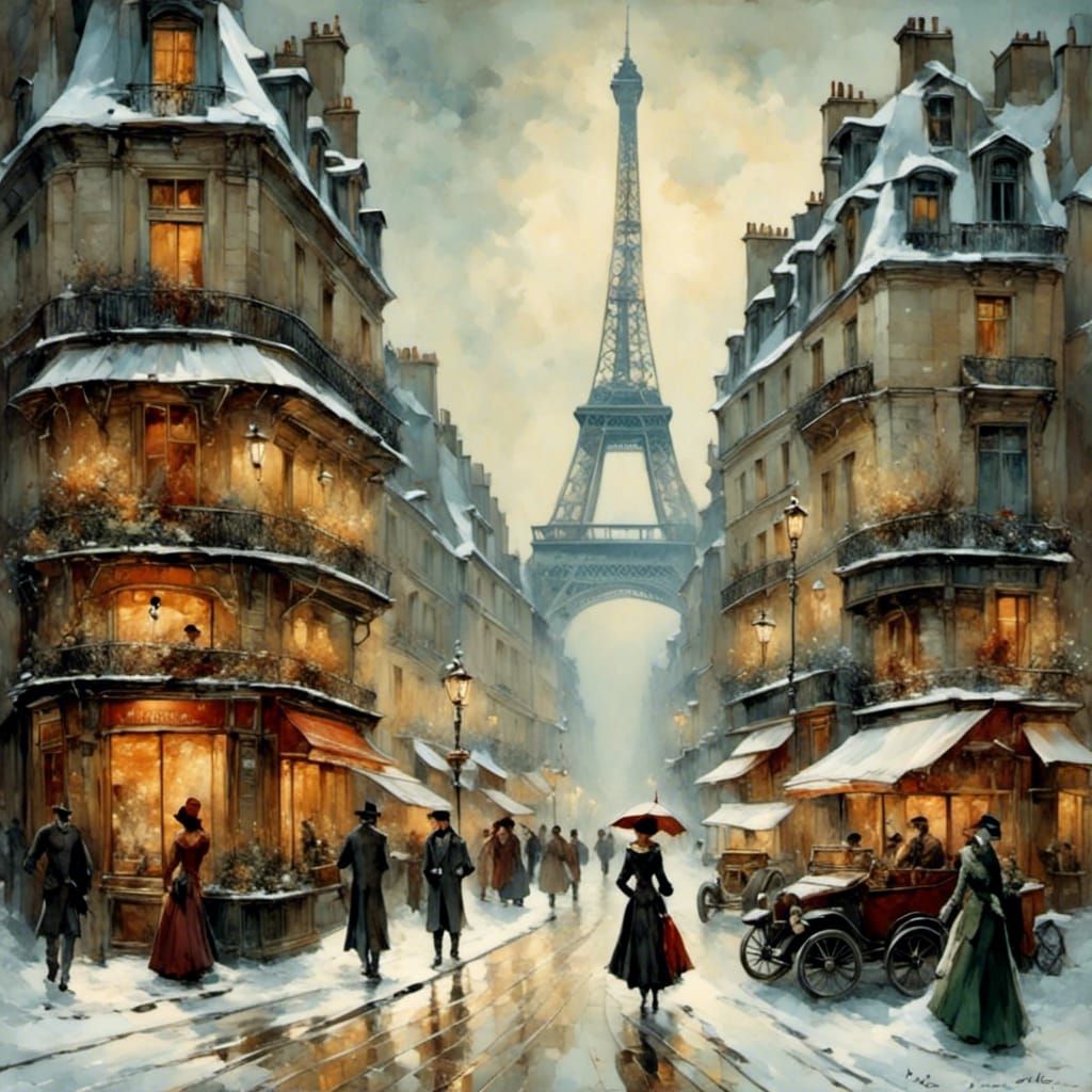 Paris in winter