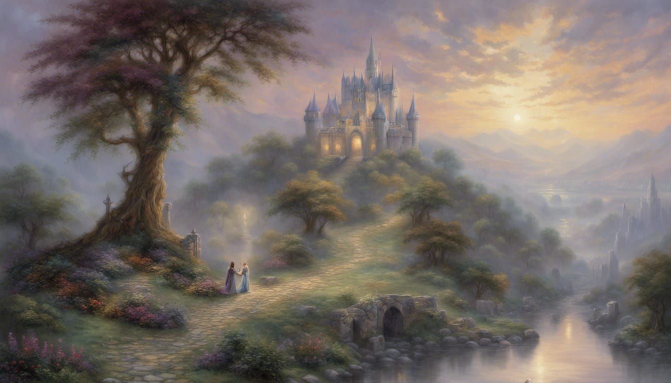 Morgana at Camelot in Ethereal Fantasy Style