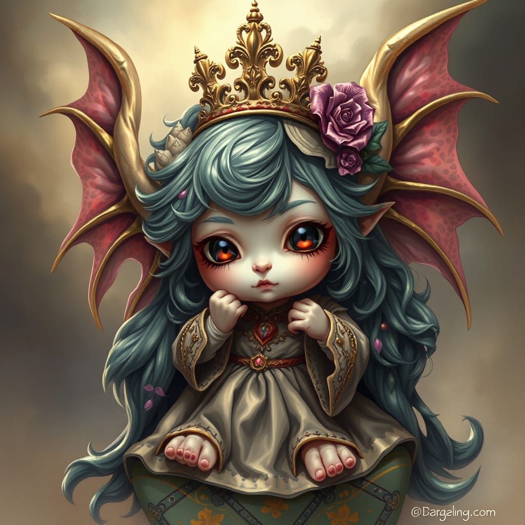 Dreamy Baroque Airbrush Art Fantasy