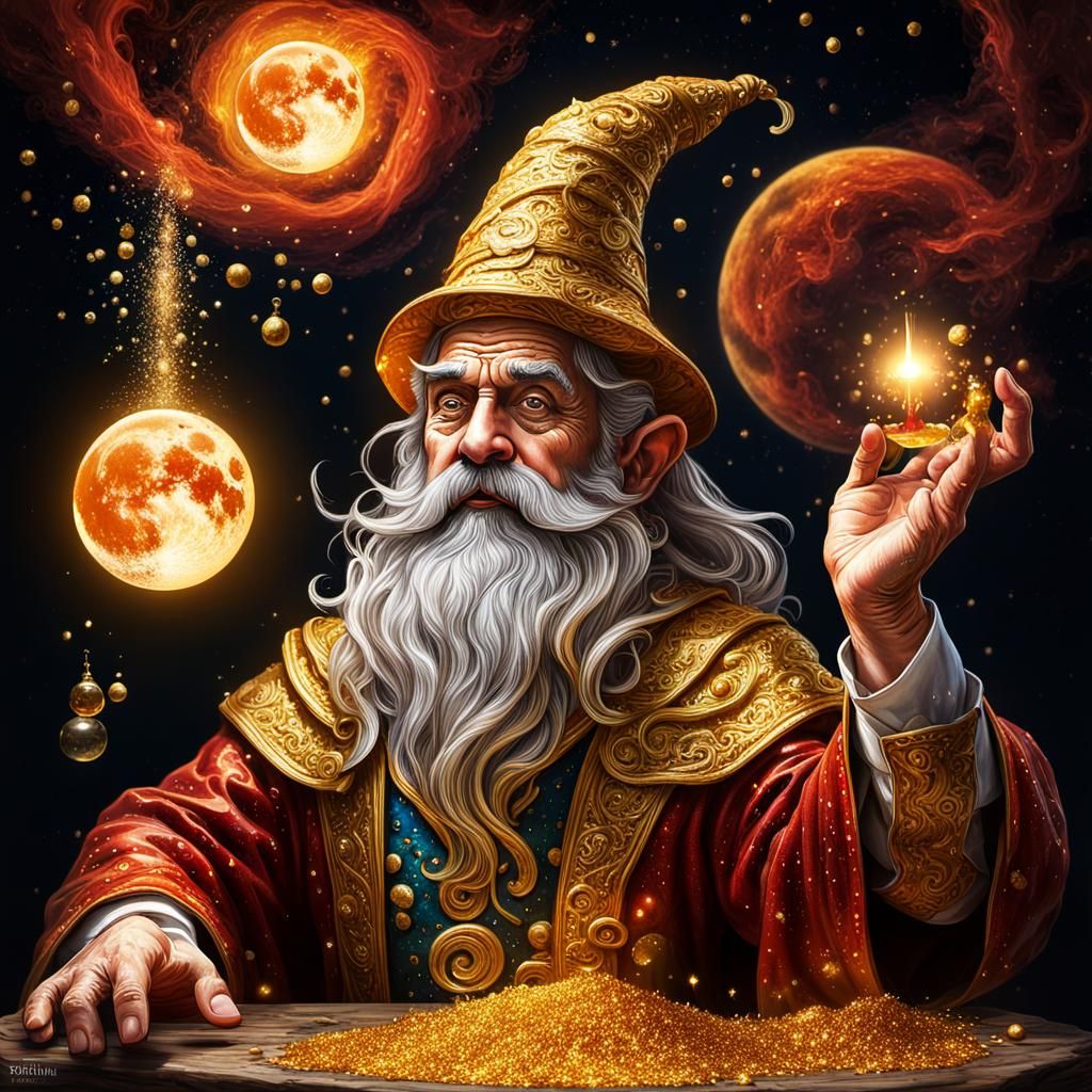 Alchemist's cosmic concoction - science meets sorcery