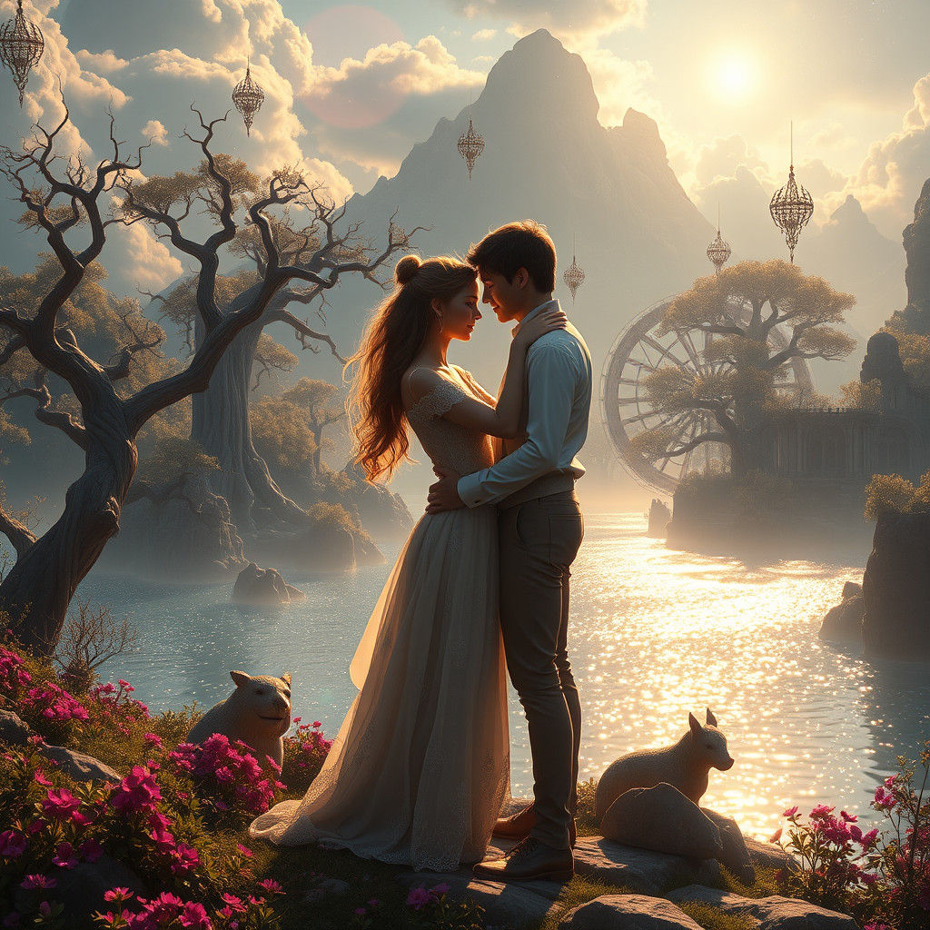 Star-Crossed Lovers in Enchanted Realms of Wonder