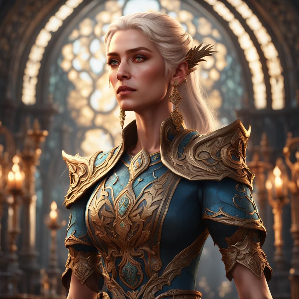 Eladrin Noble: A Detailed Fantasy Concept Art