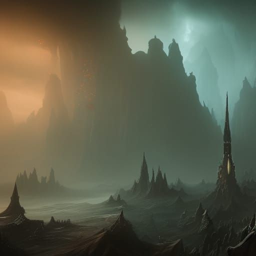 Fantastical Deep Color Painting in 8K Resolution