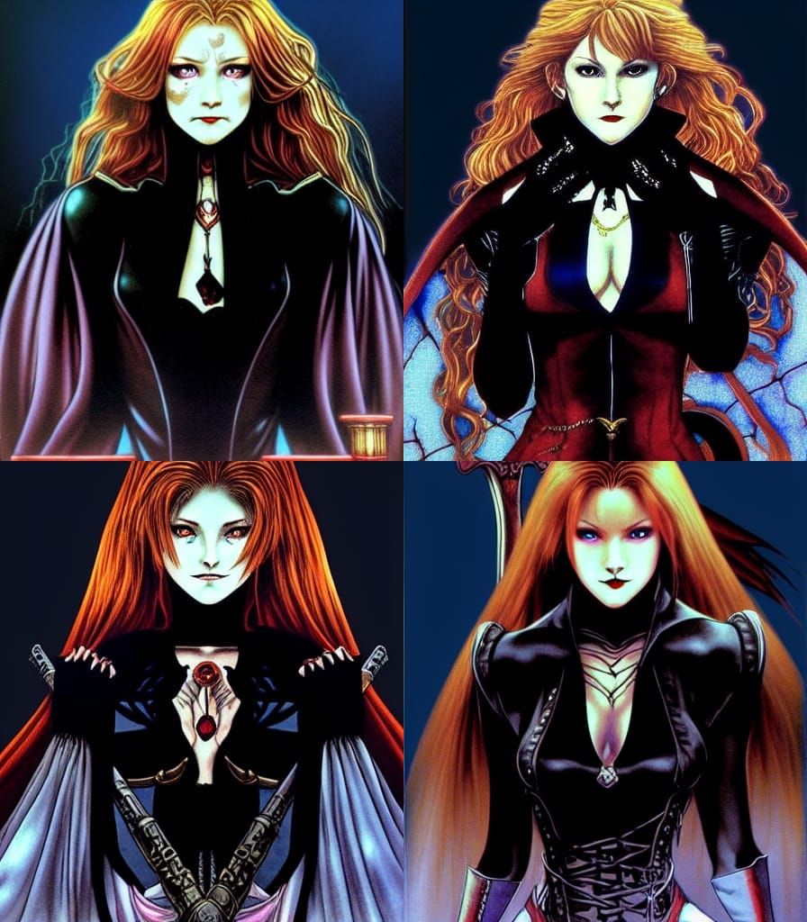 Vampire Hunter Dee Wallace in Anime Style