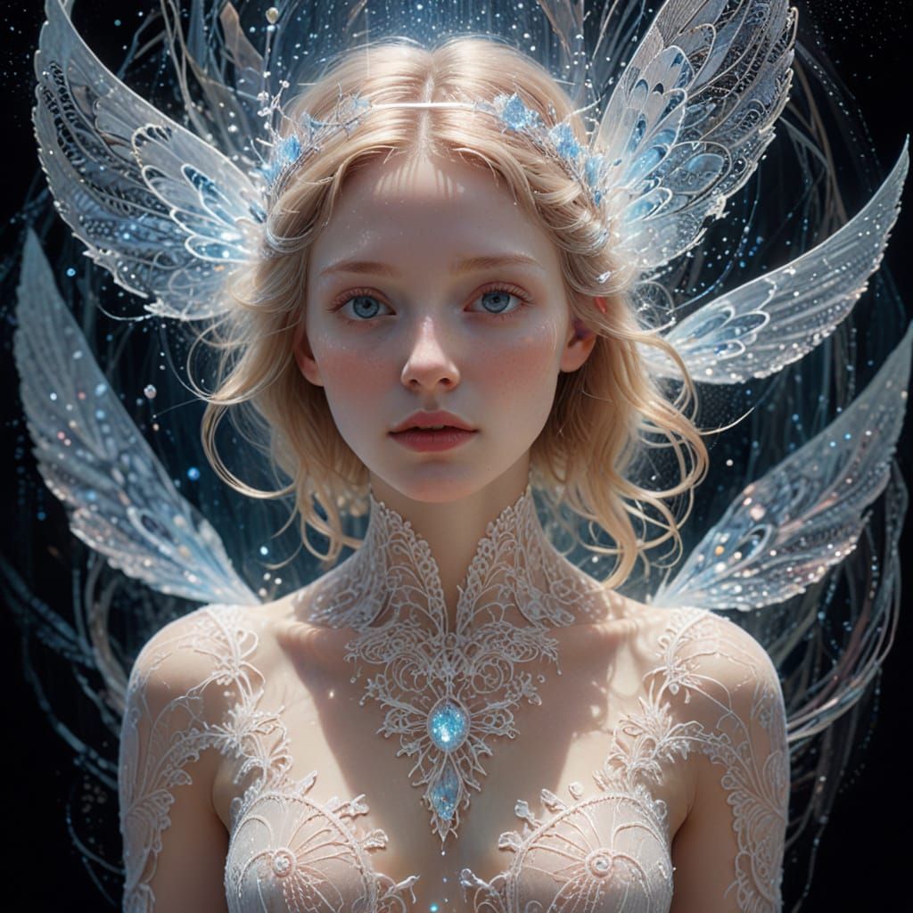 Ethereal Being in Dreamy, Surreal Light