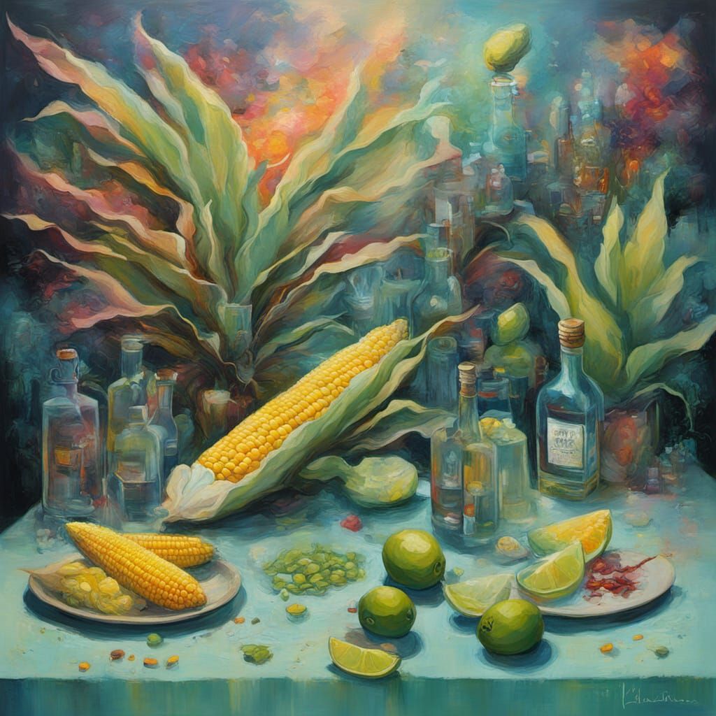 Surreal Cyberpunk Tequila Festival by Jane Jay Licious