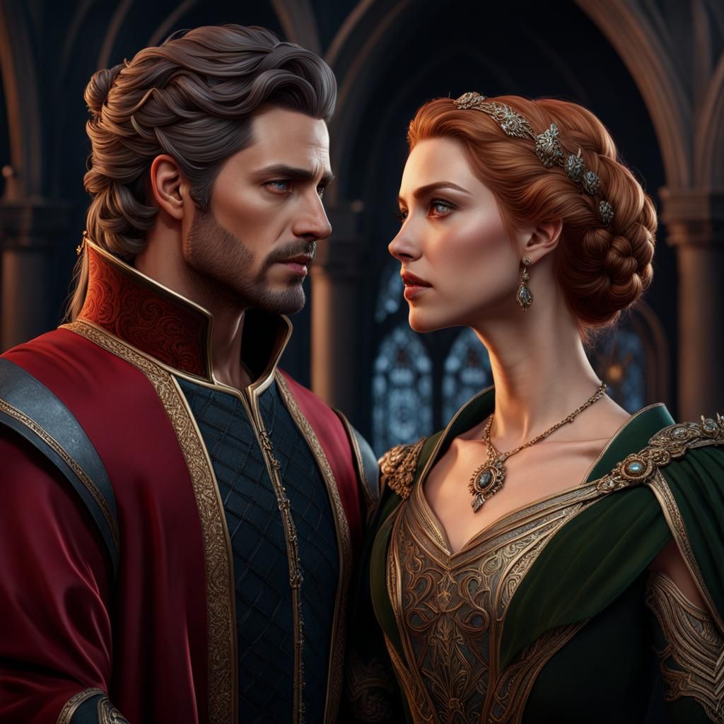 Hyperrealistic Portrait from Court of Thorns and Roses