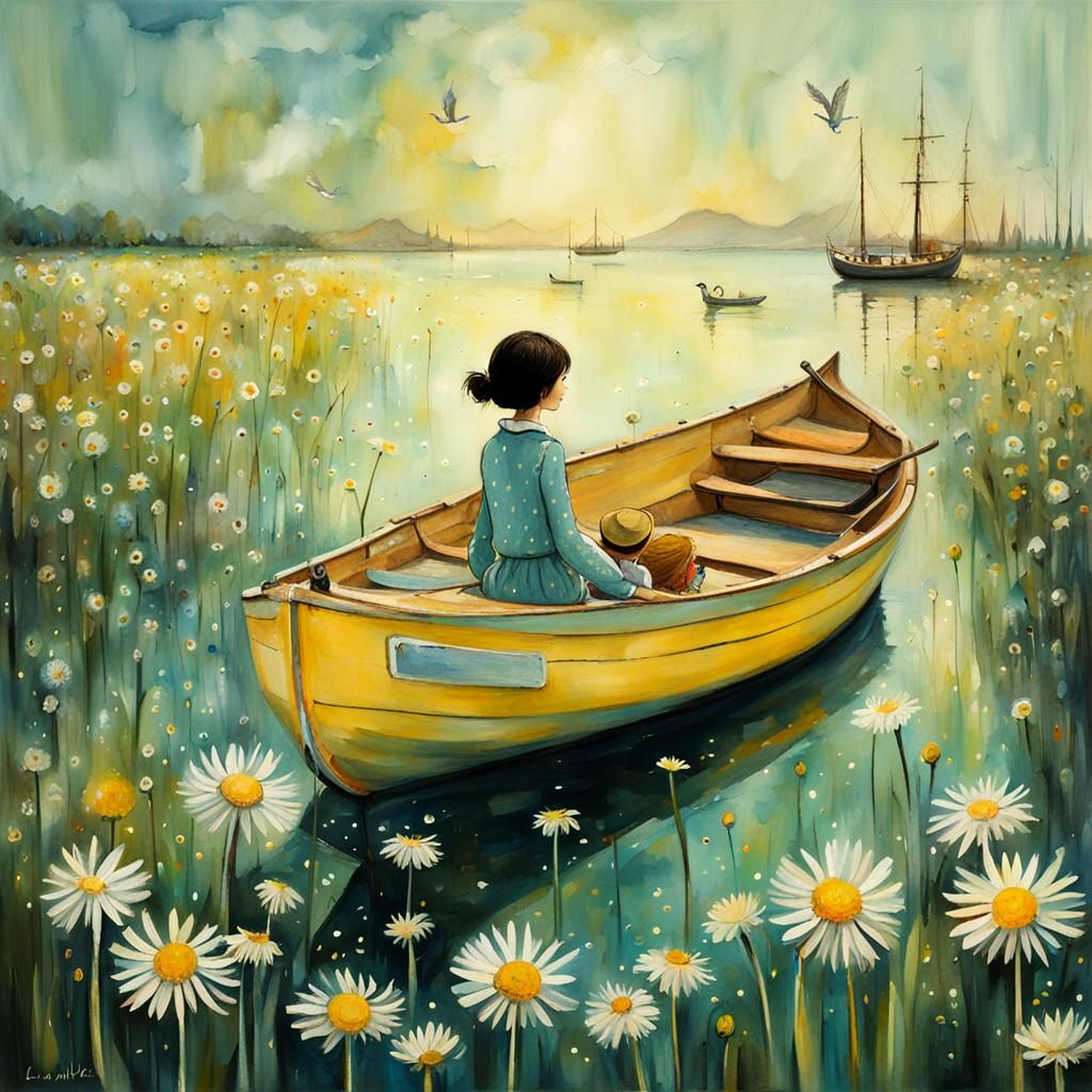 Dreamy Daisy Dinghy in Whimsical Style