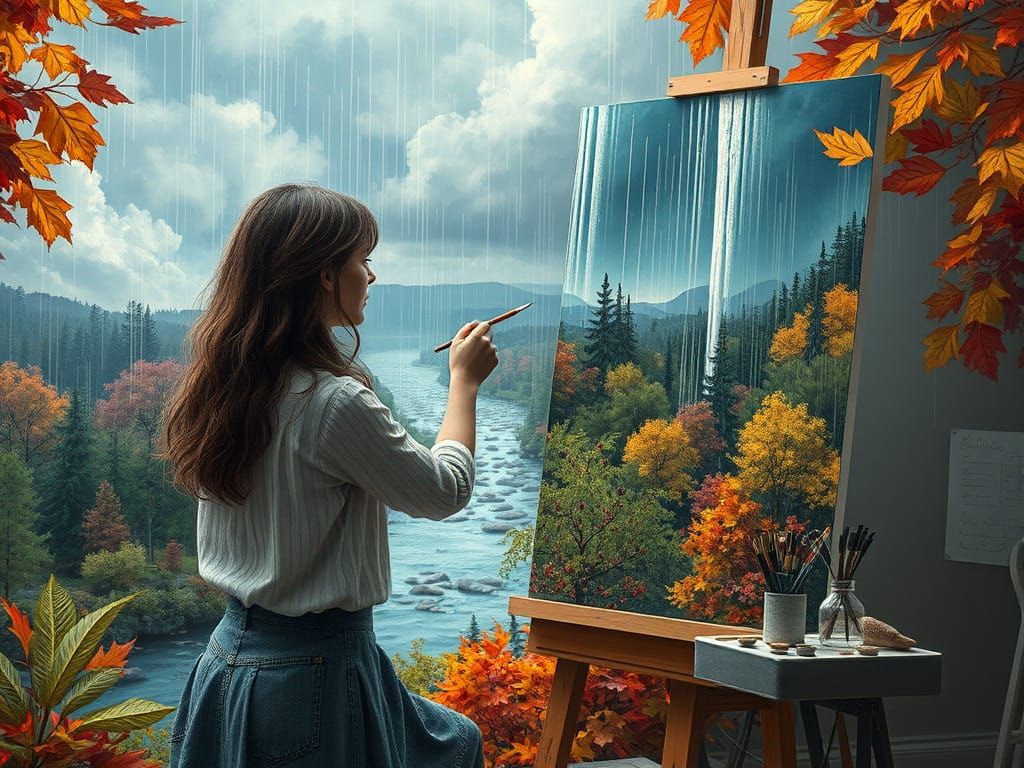 Art Comes Alive in Vibrant Fall Colors