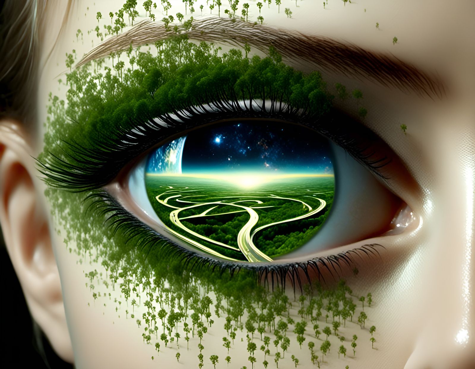 The distance in your eyes