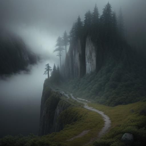 Mystical Forest Landscape in Hyperrealistic Pixel Art