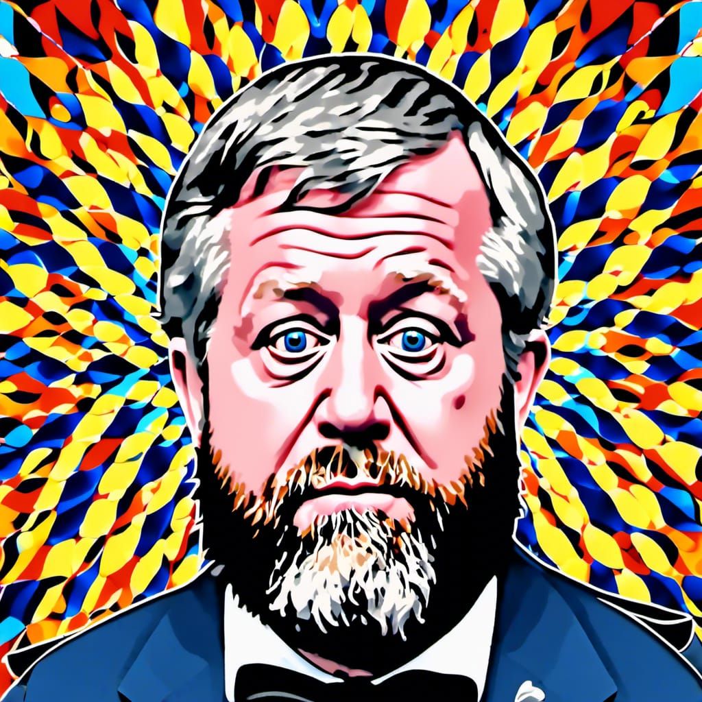 Chibi Caricature Portrait in Pop Art Style