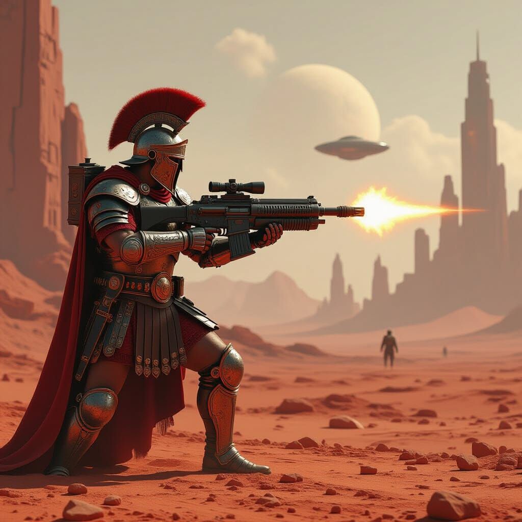 The Romans Open Fire!