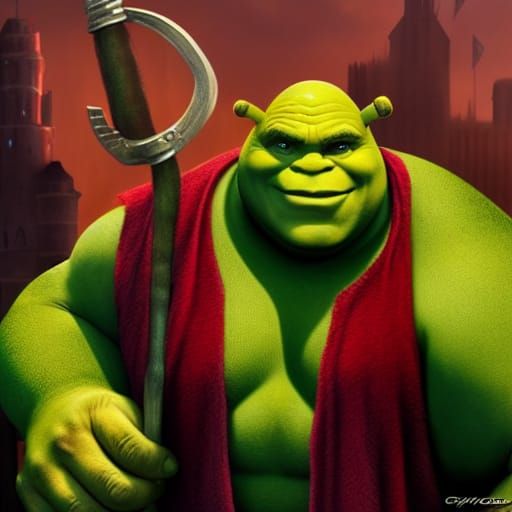 Shrek as Marvel Superheroes: Detailed Fan Art