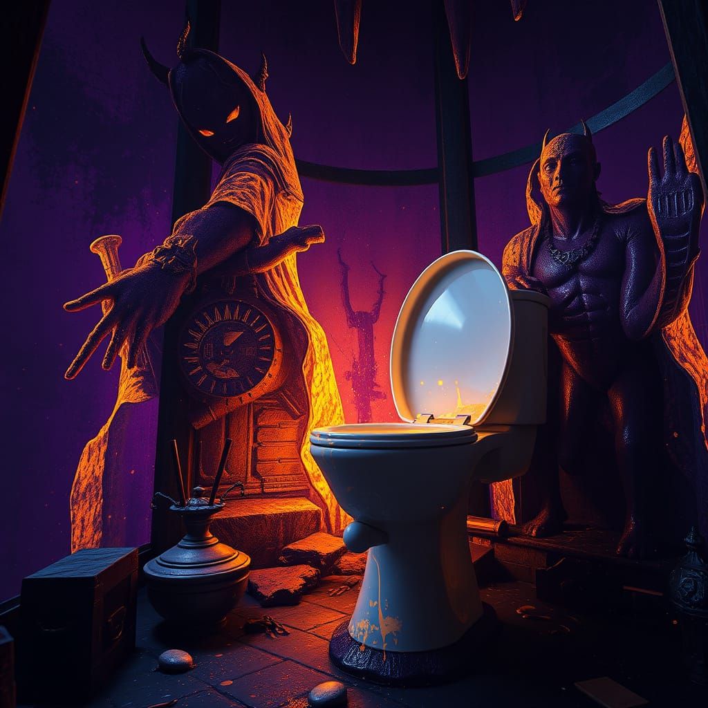 Dark Fantasy Skibidi Toilet Masterpiece