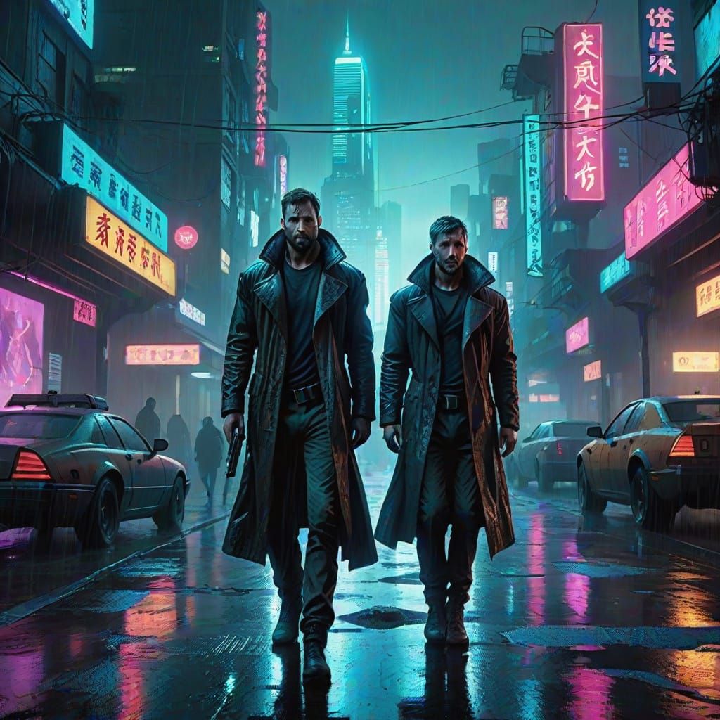 Cyberpunk King Tangled in Briar Crown