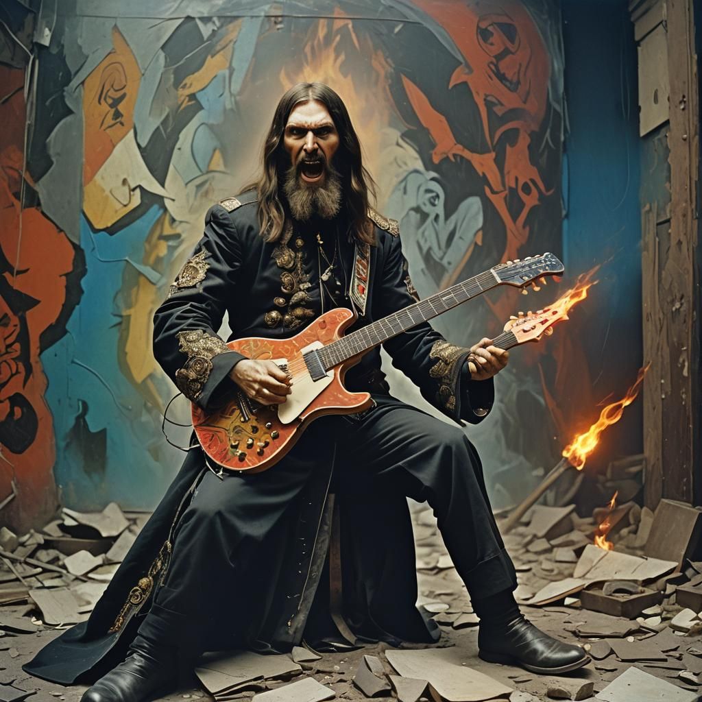 Heavy Metal Rasputin Guitar Solo