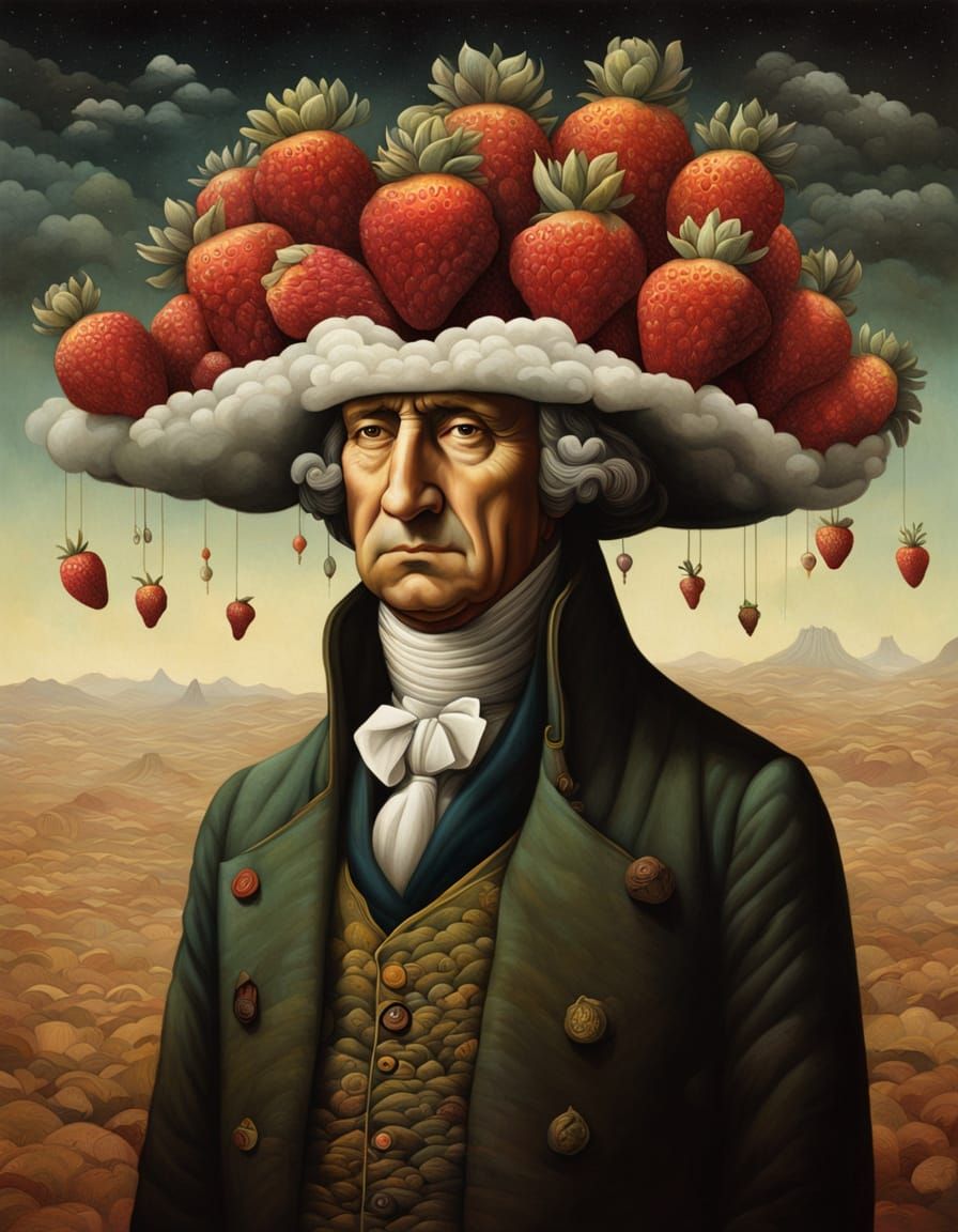 Portrait Of A Strawberry Cloud Washington 